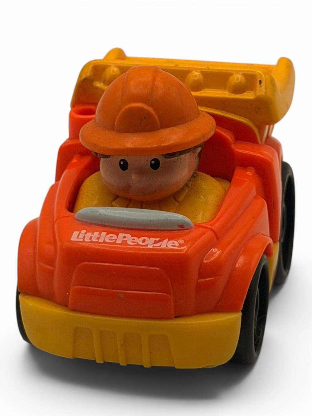 Fisher-Price Little People Wheelies Orange and Yellow Dump Truck